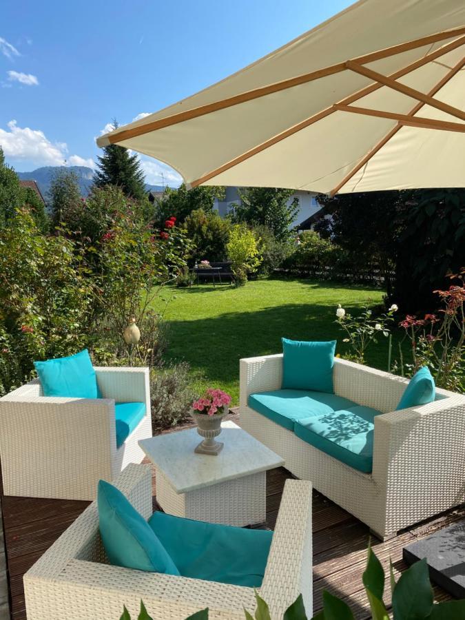 Charmantes Garten-Apartment: Erholung Im Chiemgau Unterwössen Exterior foto